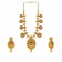 Ethnix Gold Necklace Set NSUSNK-245090