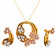 Ethnix Gold Pendant Set PSUSPDANC46408