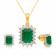 Mine Diamond Pendant Set PSUSMLUDNA052PN6