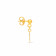 Starlet Gold Necklace Set NSSLNK013_A
