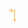 Starlet Gold Necklace Set NSSLNK037_A