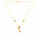 Starlet Gold Necklace Set NSSLNK003_A