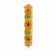 Precia Gemstone Bangle Set BSUSPRGATQ042BN8