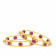 Precia Gemstones Gold Bangle Set BSUSBG190532
