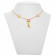 Starlet Gold Necklace Set NSNK062205