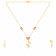 Starlet Gold Necklace Set NSNK057876