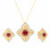 Era Uncut Diamond Pendant Set PSETRDPLK050PN5