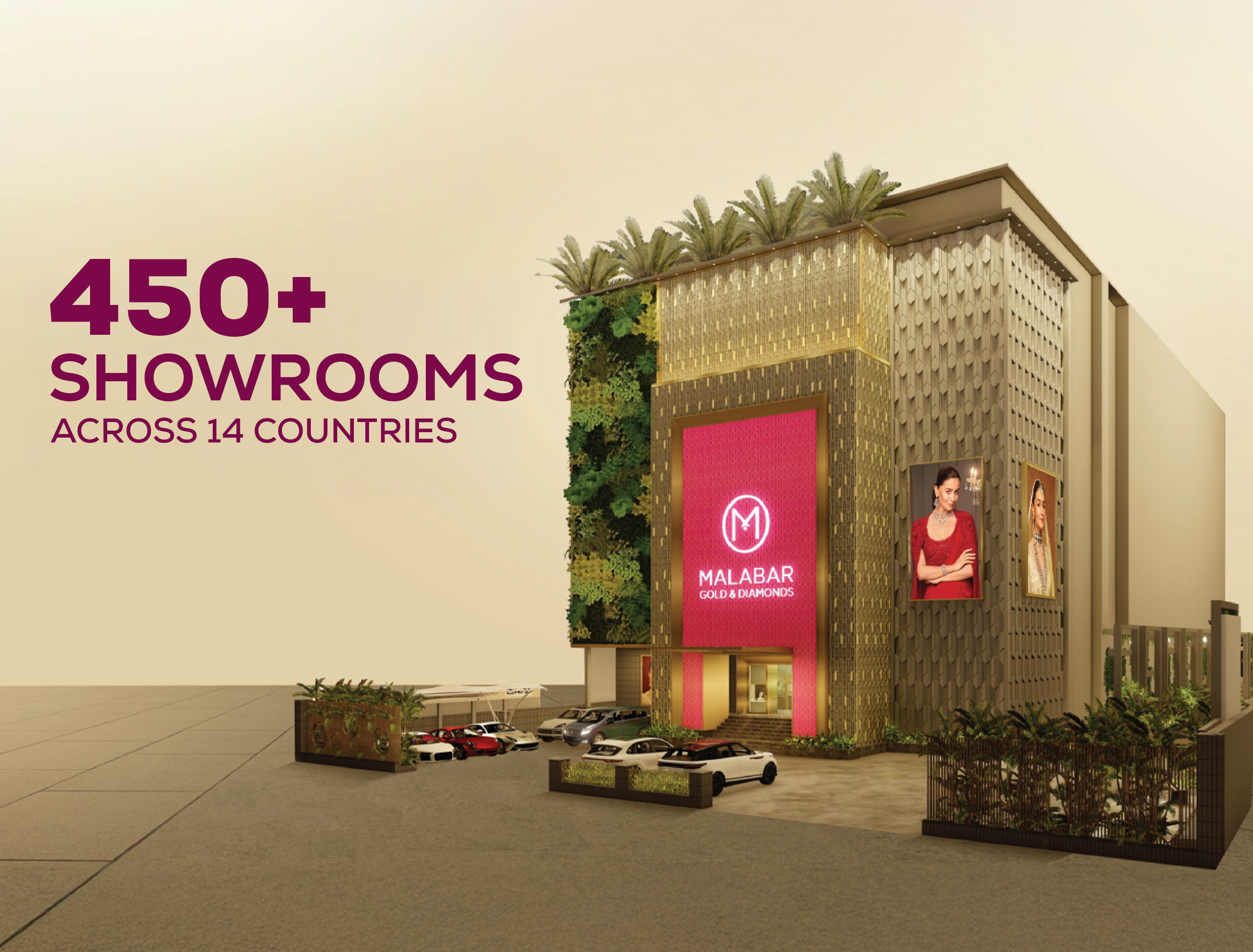 410+ Malabar Gold and Diamonds Jewellery Stores Across 14 Countries