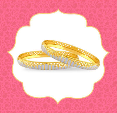 Gold Half Round Bangle