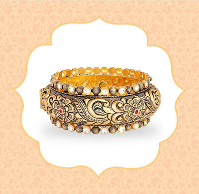 Kundan Kada Bangle