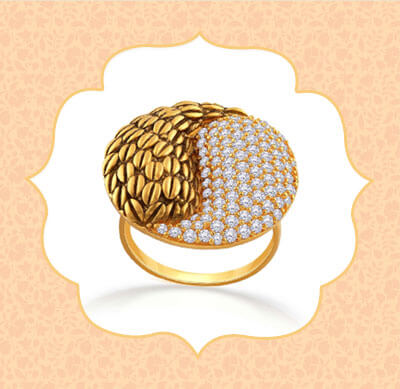 Gold Cocktail Ring