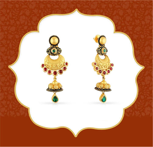 Earring For Mehandi Function