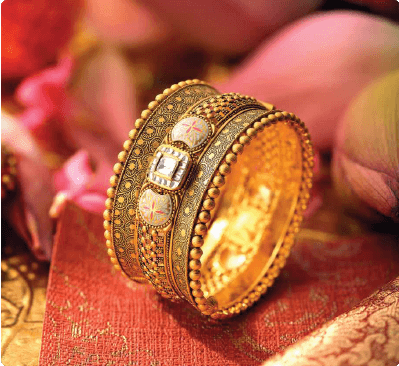 Ethnix Gold Bangle