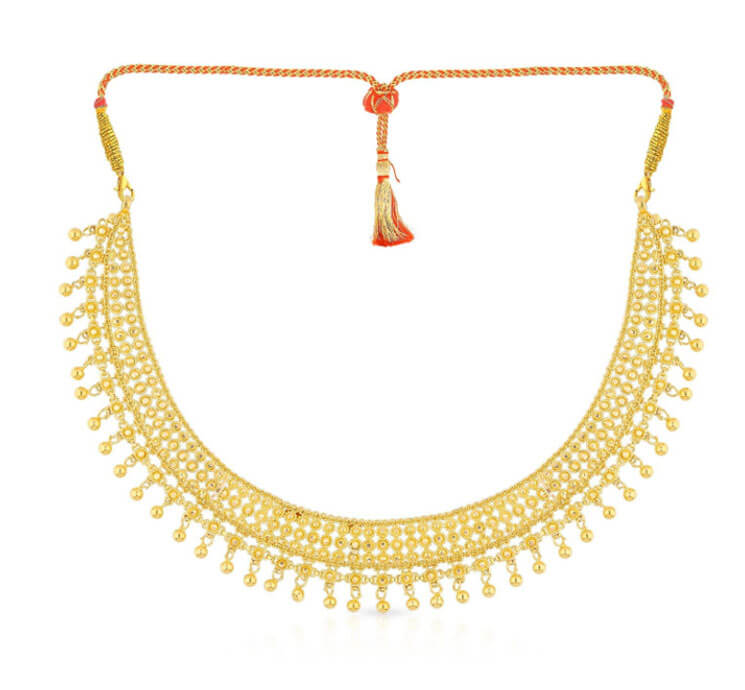 Gold Close to Neck Necklace