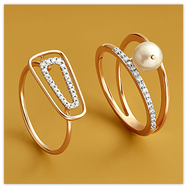 Lulu Dainty Twist Adjustable Ring in Rose Gold – MyBodiArt