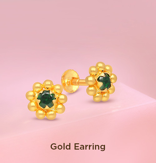 Gold Earring for Kids