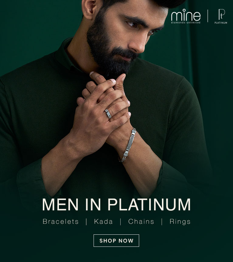 Men Platinum jewellery