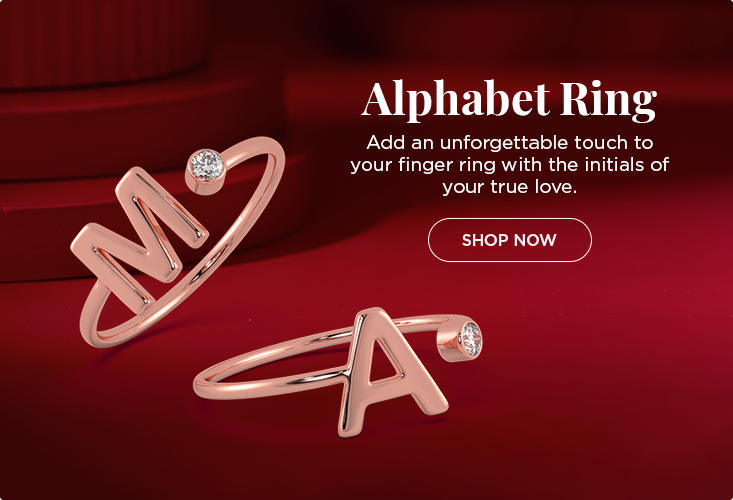 Heart Alphabet Ring