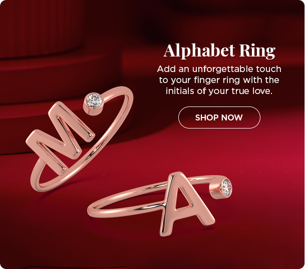 Heart Alphabet Ring