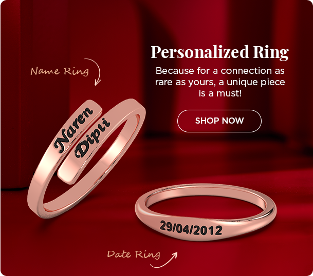 Personalize Name on Gold Ring