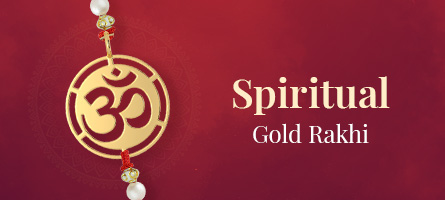 Spiritual Gold Rakhi