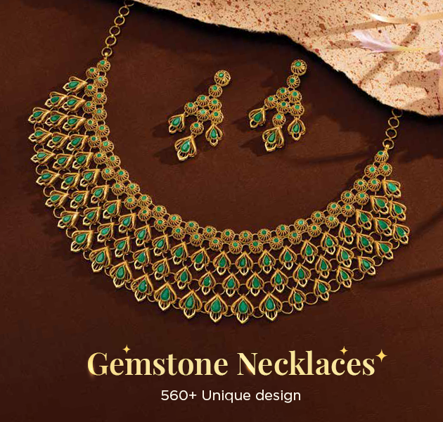 Diwali Gemstone Necklace Designs