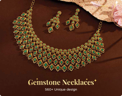 Diwali Gemstone Necklace Designs